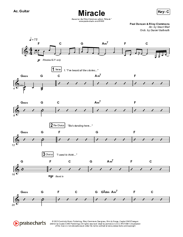 Miracle Acoustic Guitar (Riley Clemmons)