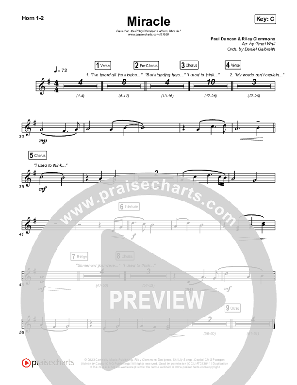 Miracle French Horn 1,2 (Riley Clemmons)