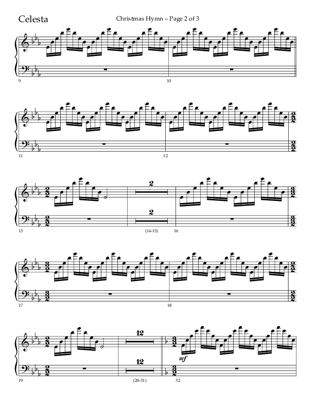 Christmas Hymn (Praise To God Whose Love Was Shown) (Choral Anthem SATB) Percussion (Lifeway Choral / Arr. Robert Sterling)