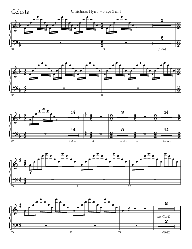 Christmas Hymn (Praise To God Whose Love Was Shown) (Choral Anthem SATB) Percussion (Lifeway Choral / Arr. Robert Sterling)