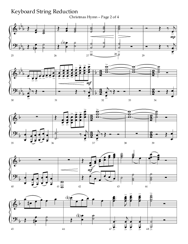 Christmas Hymn (Praise To God Whose Love Was Shown) (Choral Anthem SATB) String Reduction (Lifeway Choral / Arr. Robert Sterling)