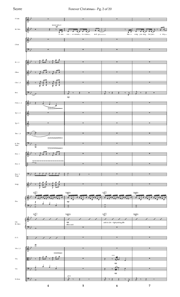 Forever Christmas (Choral Anthem SATB) Conductor's Score (Lifeway Choral / Arr. John Bolin)
