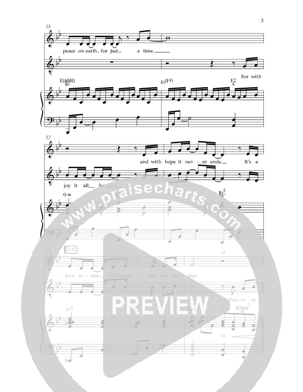 Forever Christmas (Choral Anthem SATB) Anthem (SATB/Piano) (Lifeway Choral / Arr. John Bolin)