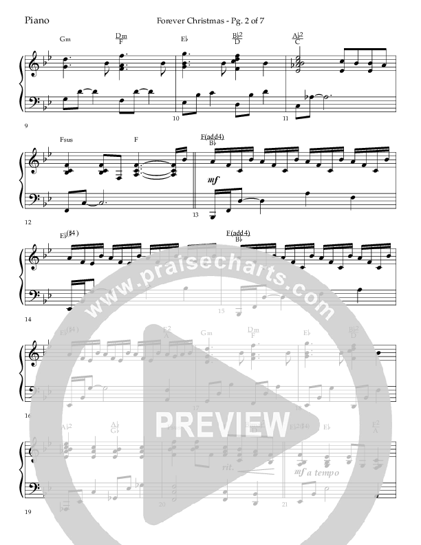 Forever Christmas (Choral Anthem SATB) Lead Melody & Rhythm (Lifeway Choral / Arr. John Bolin)