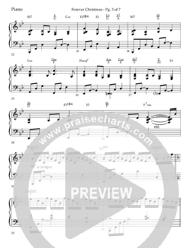 Forever Christmas (Choral Anthem SATB) Lead Melody & Rhythm (Lifeway Choral / Arr. John Bolin)
