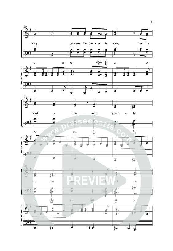 Worship The King (Choral Anthem SATB) Anthem (SATB/Piano) (Lifeway Choral / Arr. David Clydesdale)