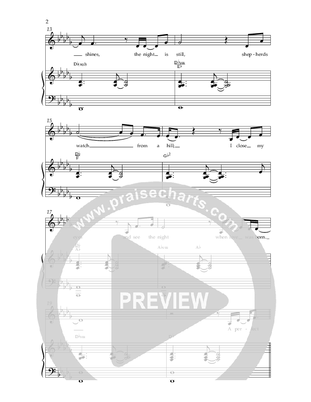 When Love Was Born (Choral Anthem SATB) Anthem (SATB/Piano) (Lifeway Choral / Arr. Cliff Duren)