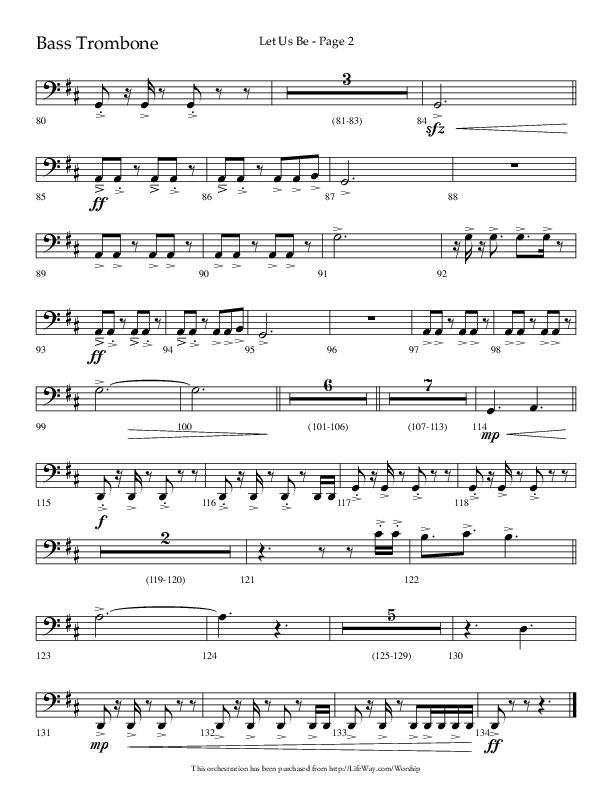 Let Us Be (Choral Anthem SATB) Bass Trombone (Lifeway Choral / Arr. Jason Webb)
