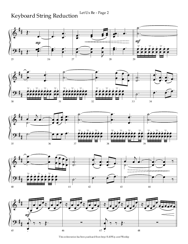 Let Us Be (Choral Anthem SATB) String Reduction (Lifeway Choral / Arr. Jason Webb)