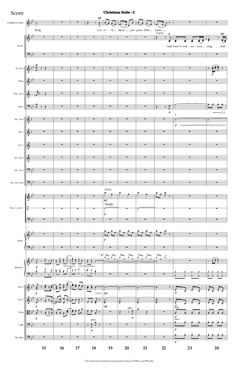 Christmas Suite (Choral Anthem SATB) Conductor's Score (Lifeway Choral / Arr. Phillip Keveren)