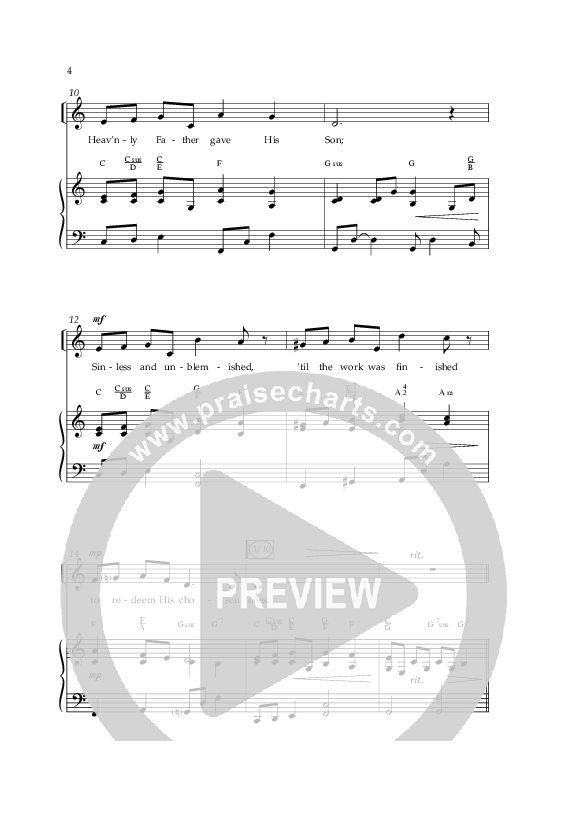 All For The Glory Of His Name (Choral Anthem SATB) Anthem (SATB/Piano) (Lifeway Choral / Arr. Mike Harland)