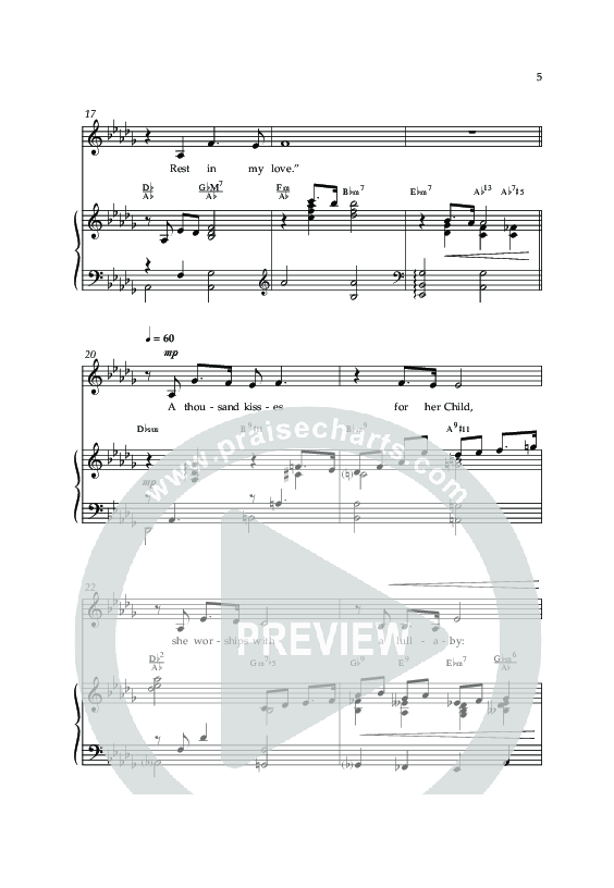 Rest In My Love (Choral Anthem SATB) Anthem (SATB/Piano) (Arr. Phillip Keveren)