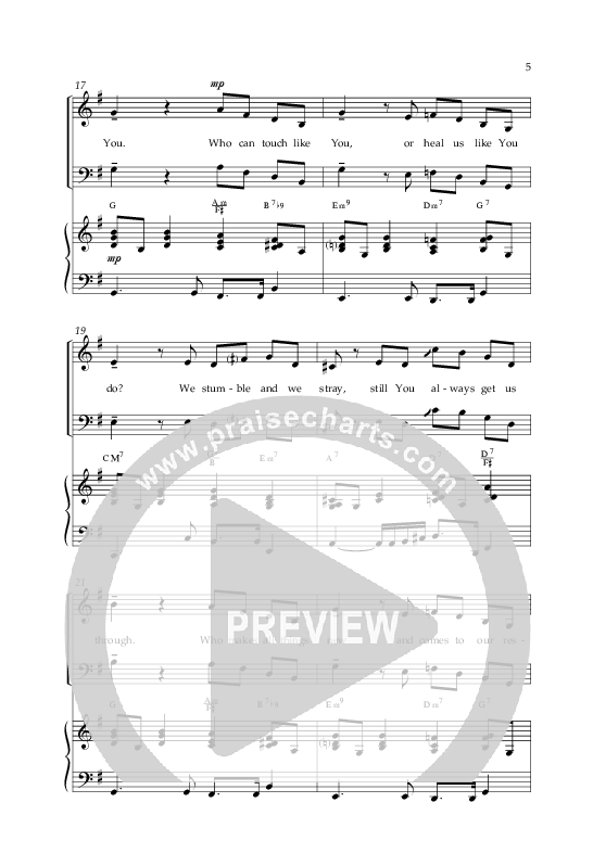 A God Like You (Choral Anthem SATB) Anthem (SATB/Piano) (Lifeway Choral / Arr. Cliff Duren)