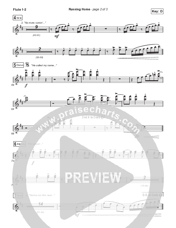 Running Home (Choral Anthem SATB) Wind Pack (Cochren & Co / Arr. Mason Brown)