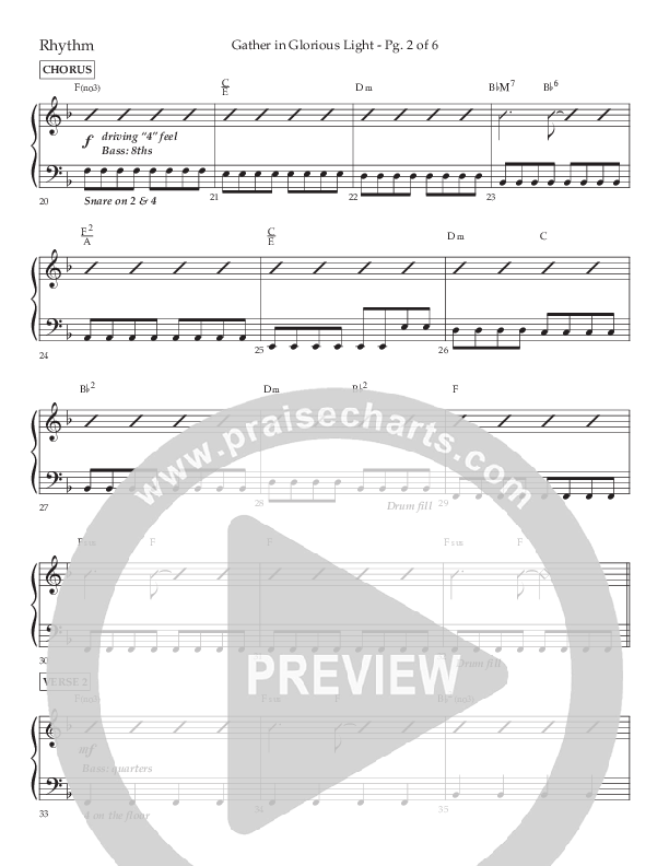 Gather In Glorious Light (Choral Anthem SATB) Lead Melody & Rhythm (Lifeway Choral / Arr. Craig Adams / Orch. Danny Zaloudik)