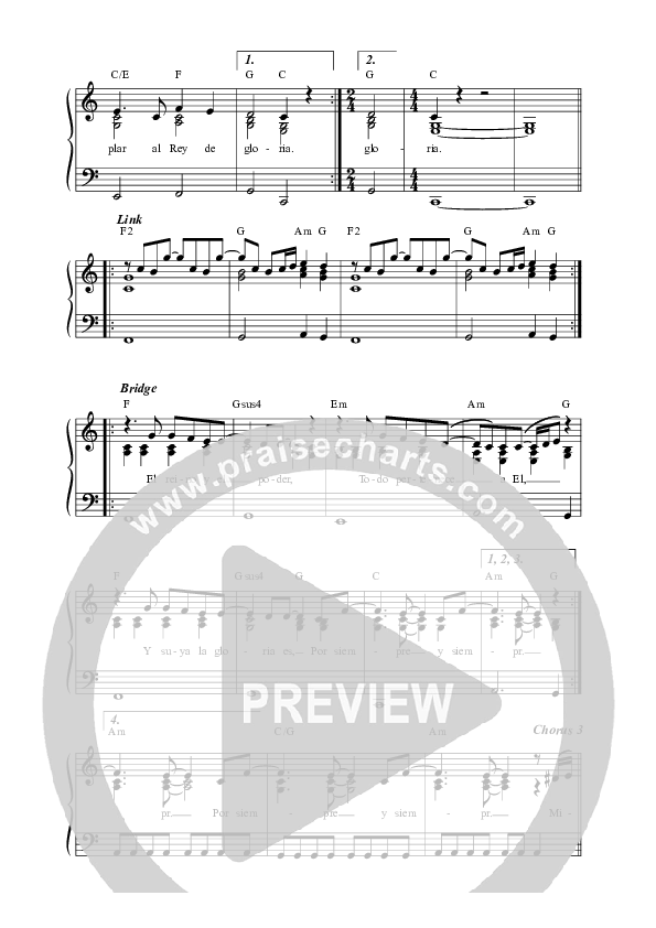 Contemplad (Al Rey De Gloria) (Live) Lead Sheet Melody (REVERE / Gateway Worship Español / Becky Collazos / Joseph Espinoza)