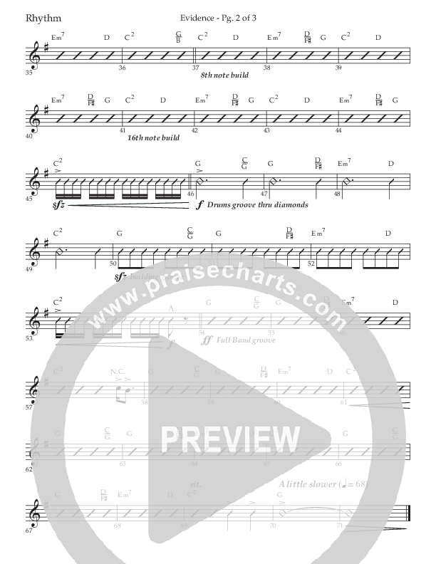 Evidence (with 'Tis So Sweet To Trust In Jesus) (Choral Anthem SATB) Lead Melody & Rhythm (Lifeway Choral / Arr. Cliff Duren)