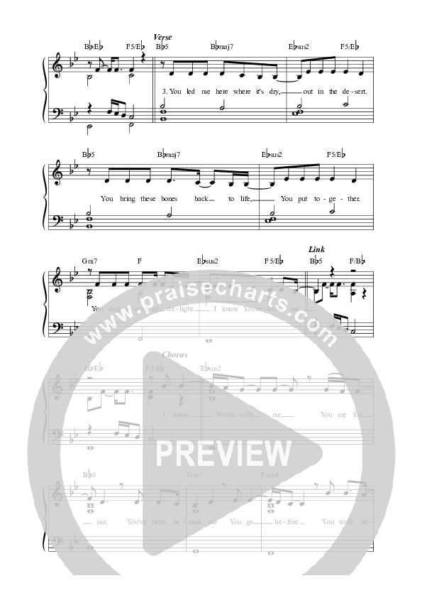 You Are With Me Lead Sheet Melody (Leslie Jordan)