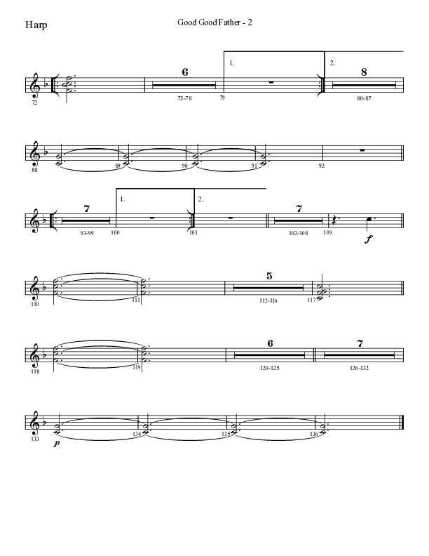 Good Good Father (Choral Anthem SATB) Harp (Lifeway Choral / Arr. Cliff Duren)