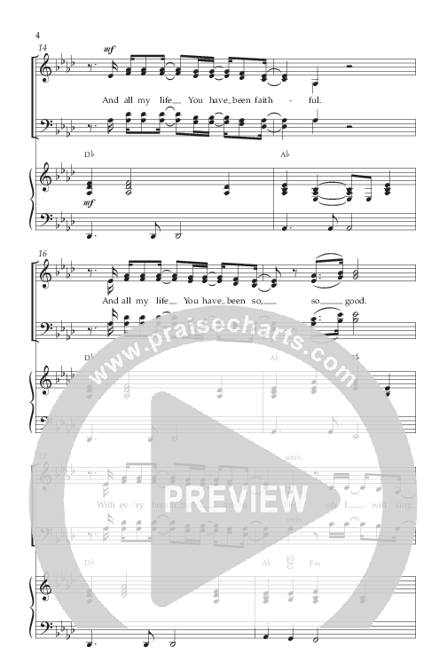 Goodness Of God (Choral Anthem SATB) Anthem (SATB/Piano) (Lifeway Choral / Arr. Nick Robertson)