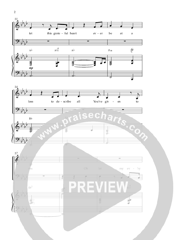 Grace So Marvelous (Choral Anthem SATB) Anthem (SATB/Piano) (Lifeway Choral / Arr. Phil Nitz)