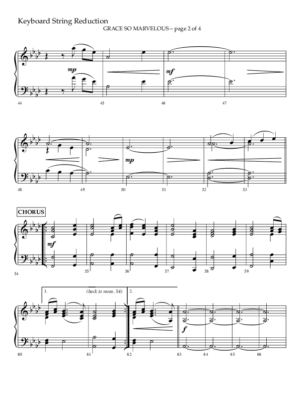 Grace So Marvelous (Choral Anthem SATB) String Reduction (Lifeway Choral / Arr. Phil Nitz)