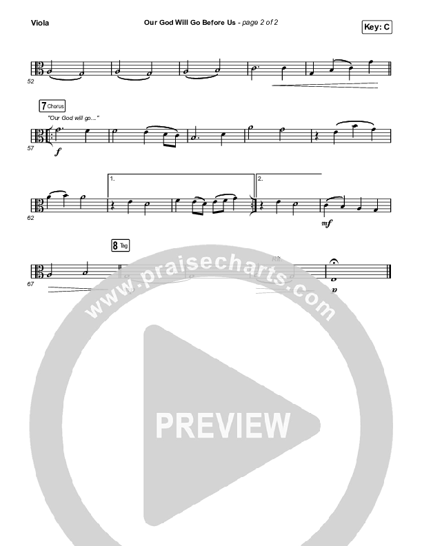 Our God Will Go Before Us Viola (Keith & Kristyn Getty / Matt Boswell / Matt Papa)