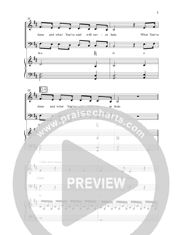 Faithfulness (Choral Anthem SATB) Anthem (SATB/Piano) (Lifeway Choral / Arr. Cliff Duren)