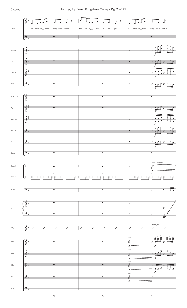 Father Let Your Kingdom Come (Choral Anthem SATB) Conductor's Score (Lifeway Choral / Arr. Joshua Spacht)
