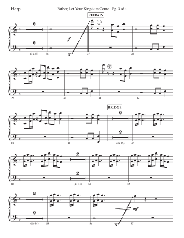 Father Let Your Kingdom Come (Choral Anthem SATB) Harp (Lifeway Choral / Arr. Joshua Spacht)