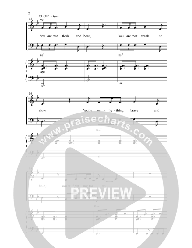 Fighting For Us (Choral Anthem SATB) Anthem (SATB/Piano) (Lifeway Choral / Arr. Cliff Duren)