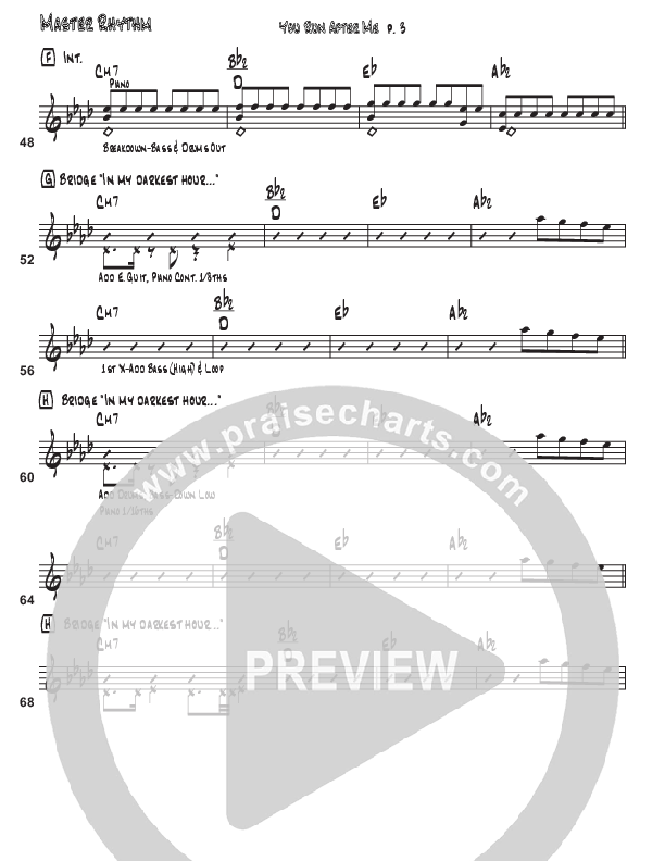 You Run After Me Rhythm Chart (Third Culture Worship)