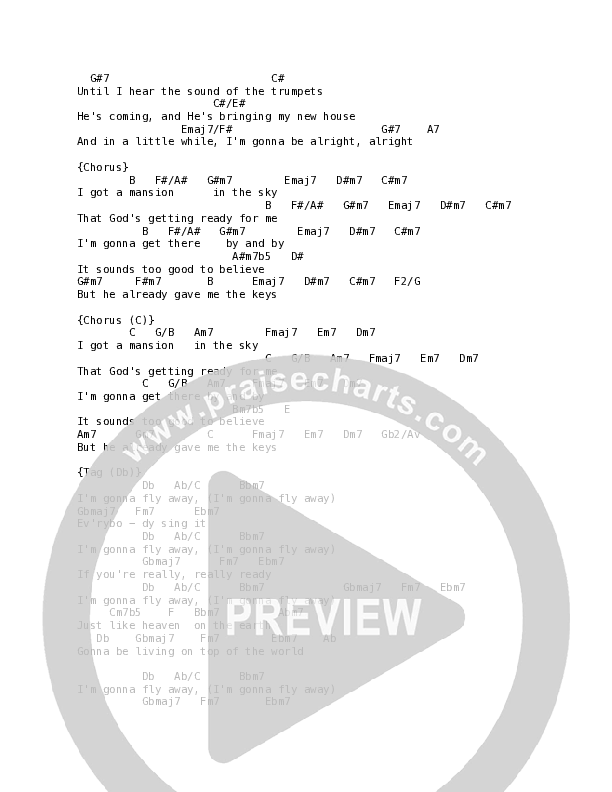 Mansions Chord Chart (Dwan Hill)