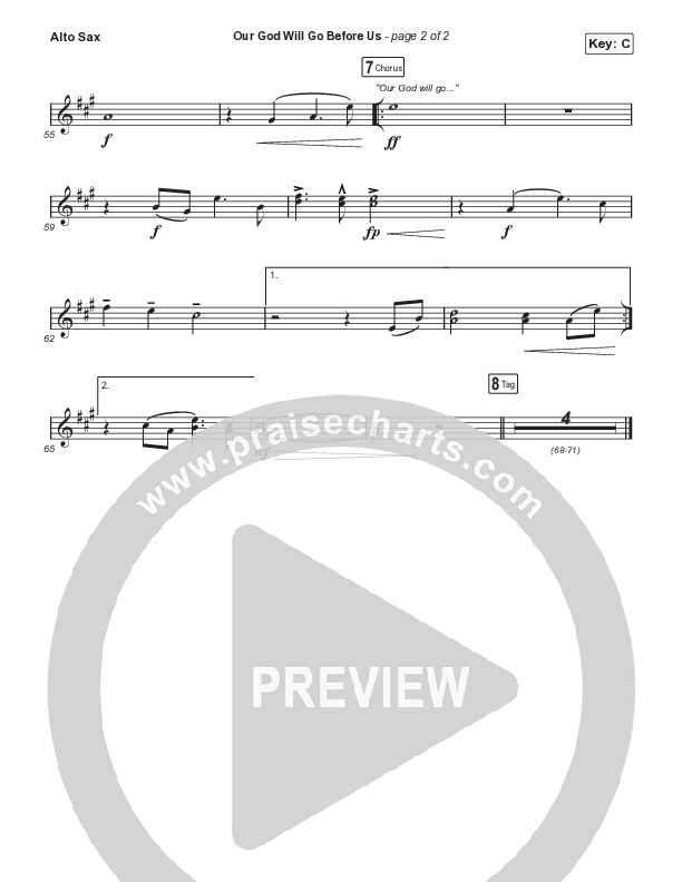 Our God Will Go Before Us (Choral Anthem SATB) Sax Pack (Keith & Kristyn Getty / Matt Boswell / Matt Papa / Arr. Mason Brown)
