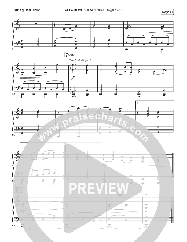 Our God Will Go Before Us (Choral Anthem SATB) String Reduction (Keith & Kristyn Getty / Matt Boswell / Matt Papa / Arr. Mason Brown)