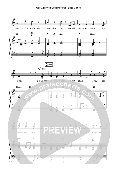 Our God Will Go Before Us (Sing It Now) Octavo (SATB & Pno) (Keith & Kristyn Getty / Matt Boswell / Matt Papa / Arr. Mason Brown)