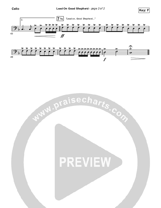 Lead On Good Shepherd Chords PDF (Patrick Mayberry / Crowder