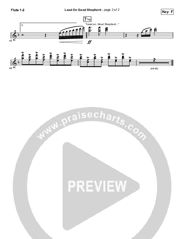 Lead On Good Shepherd Flute 1,2 (Patrick Mayberry / Crowder)