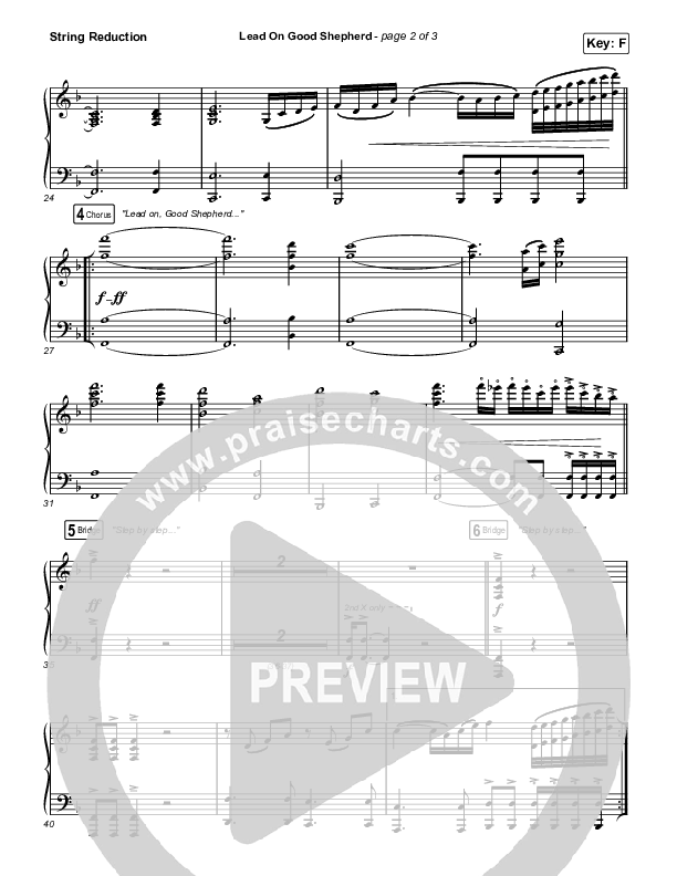 Lead On Good Shepherd String Reduction (Patrick Mayberry / Crowder)