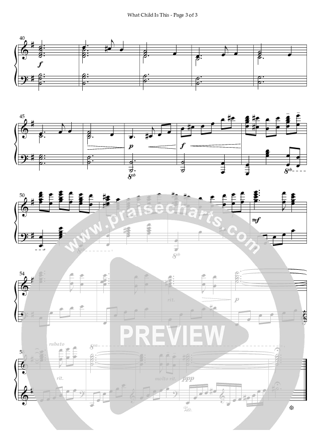 What Child Is This (Instrumental) Piano Solo (Lifeway Worship / Arr. Jeffery Bennett)