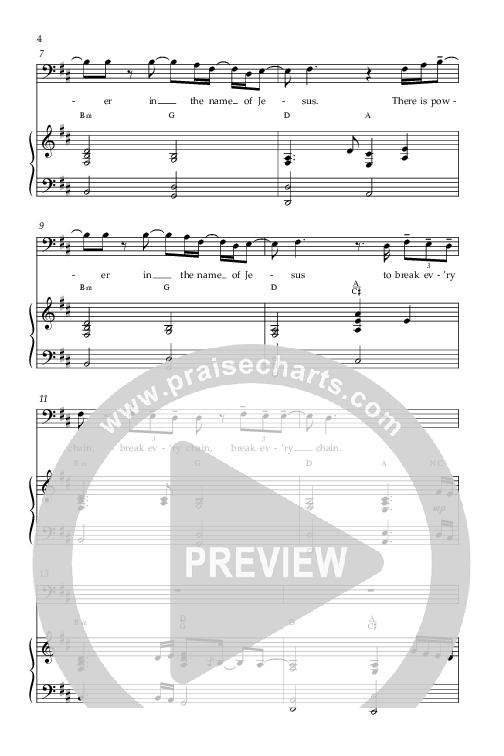 Break Every Chain (Choral Anthem SATB) Anthem (SATB/Piano) (Lifeway Choral / Arr. Joshua Spacht)