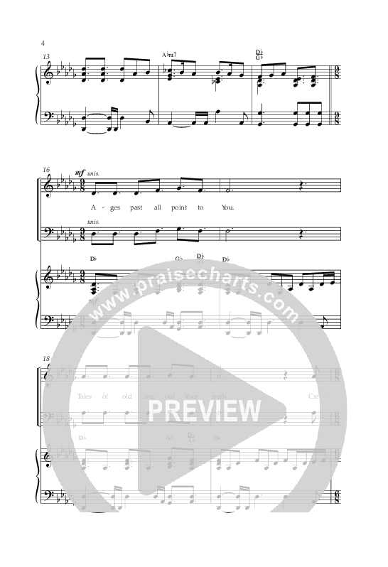 The Song Of Your Renown (Choral Anthem SATB) Anthem (SATB/Piano) (Lifeway Choral / Arr. Eric Belvin / Arr. John Bolin / Arr. Don Koch / Orch. Phillip Keveren / Orch. Danny Mitchell)