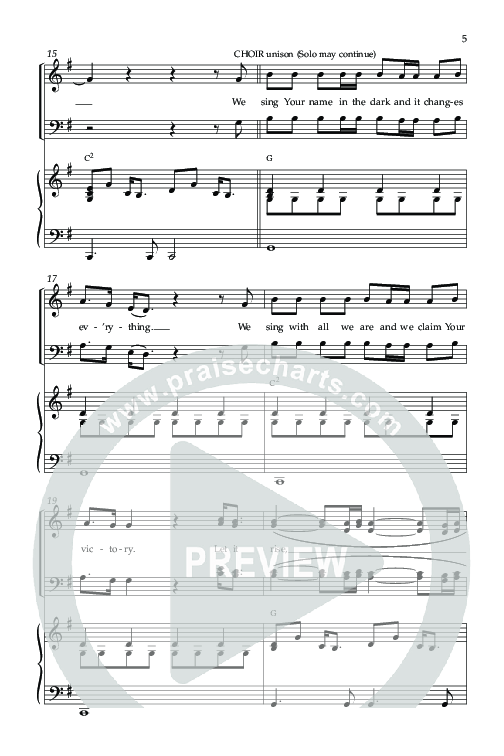 We Praise You (Choral Anthem SATB) Anthem (SATB/Piano) (Lifeway Choral / Arr. Daniel Semsen)