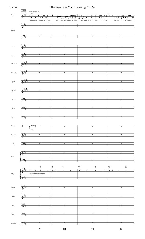 The Reason For Your Hope (Choral Anthem SATB) Conductor's Score (Lifeway Choral / Arr. John Bolin / Orch. Phillip Keveren)