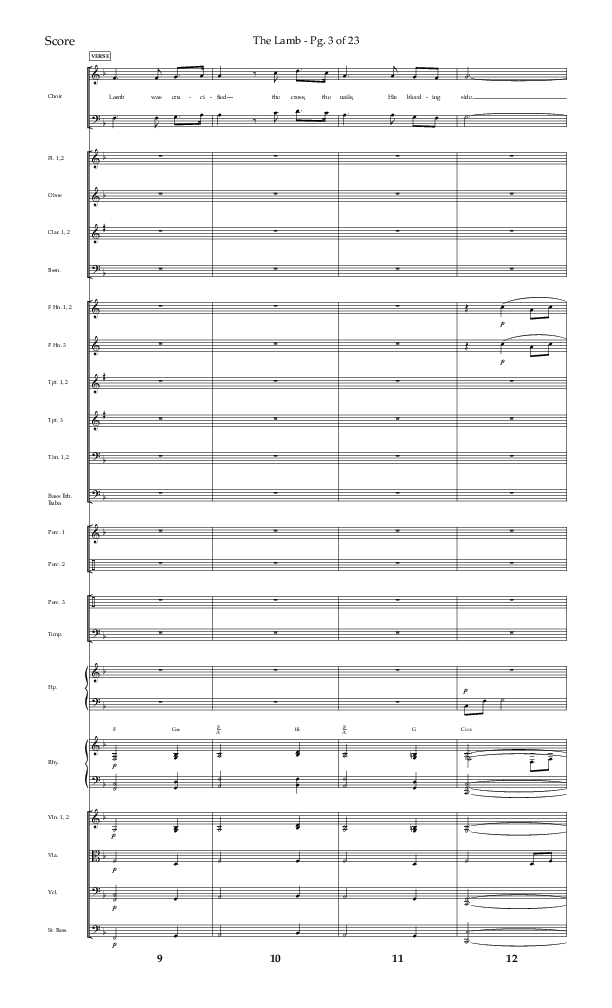 The Lamb (Choral Anthem SATB) Conductor's Score (Arr. David T. Clydesdale / Lifeway Choral / Arr. Kim Collingsworth)