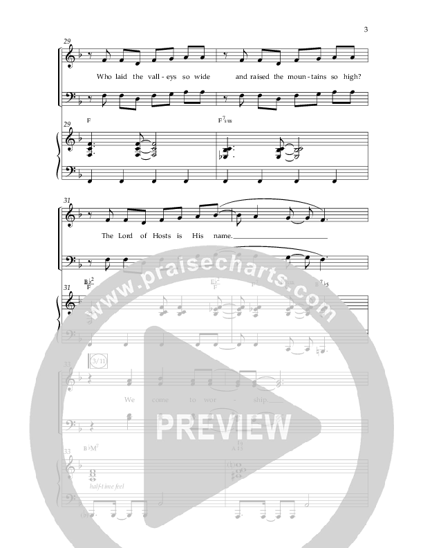 The Lord of Hosts (Choral Anthem SATB) Anthem (SATB/Piano) (Lifeway Choral / Arr. John Bolin)