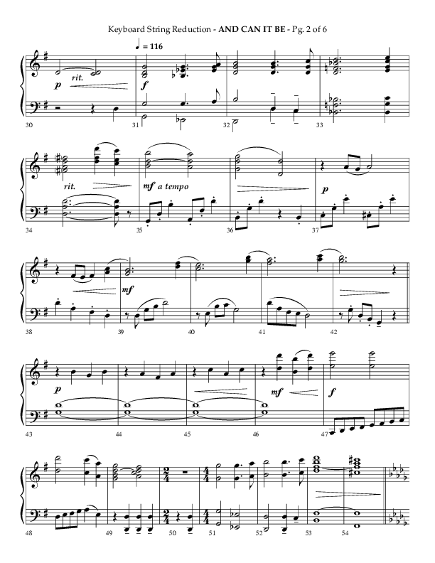 And Can It Be (Choral Anthem SATB) String Reduction (Lifeway Choral / Arr. Phillip Keveren)