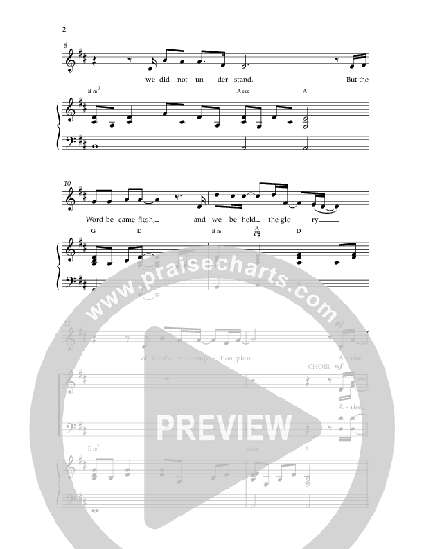 Arise And Shine (Choral Anthem SATB) Anthem (SATB/Piano) (Lifeway Choral / Arr. Kirk Kirkland / Orch. Camp Kirkland)