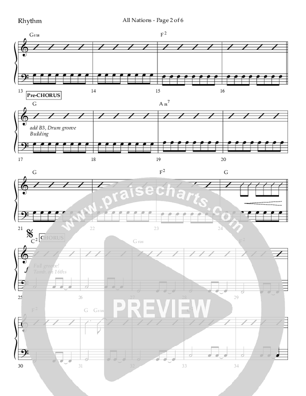 All Nations (Choral Anthem SATB) Lead Melody & Rhythm (Lifeway Choral / Arr. Camp Kirkland)