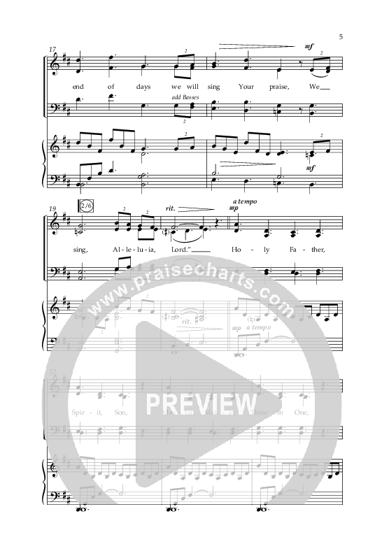 Alleluia (Glory Honor Majesty) (Choral Anthem SATB) Anthem (SATB/Piano) (Lifeway Choral / Arr. Phillip Keveren / Arr. Mark Willard)